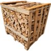 Kiln dried ash firewood cut to 25cm and packed in a large crate for long-lasting, efficient heating