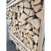 25cm kiln-dried hornbeam hardwood neatly packed in a large crate for steady, clean-burning heat